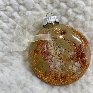 Hand Painted Glass Ornament- Large